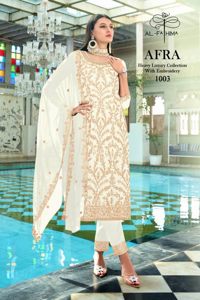 Afra By Al Fathima Georgette Pakistani Suits Wholesale Market In Surat With Price
